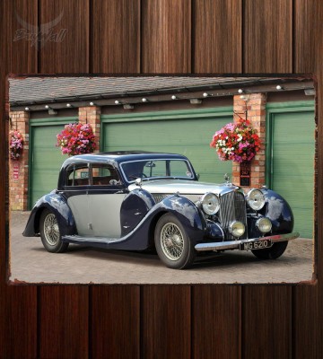 Металлическая табличка Lagonda V12 Rapide Saloon De Ville